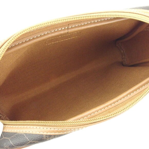 DIOR Clutch Bag Logo Pattern PVC ?~ Leather Authentic USED - Picture 4 of 4